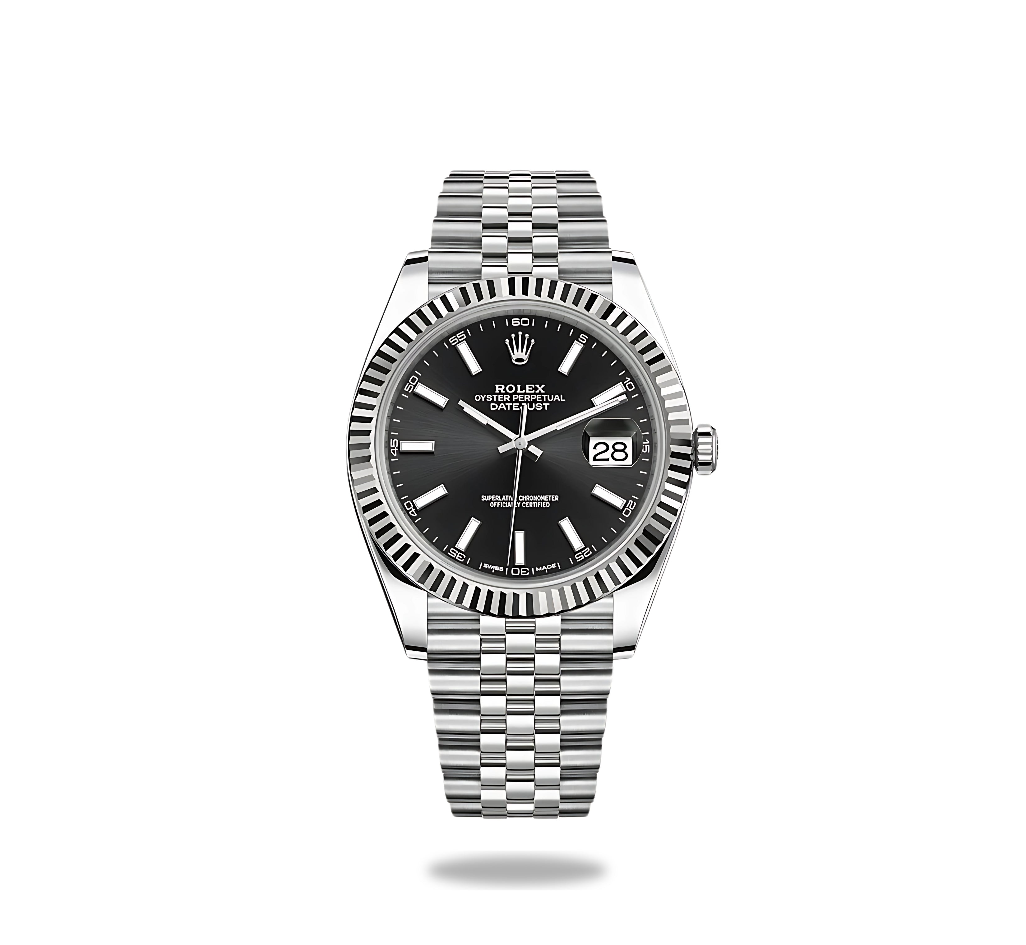 Rolex Datejust Silver/Black