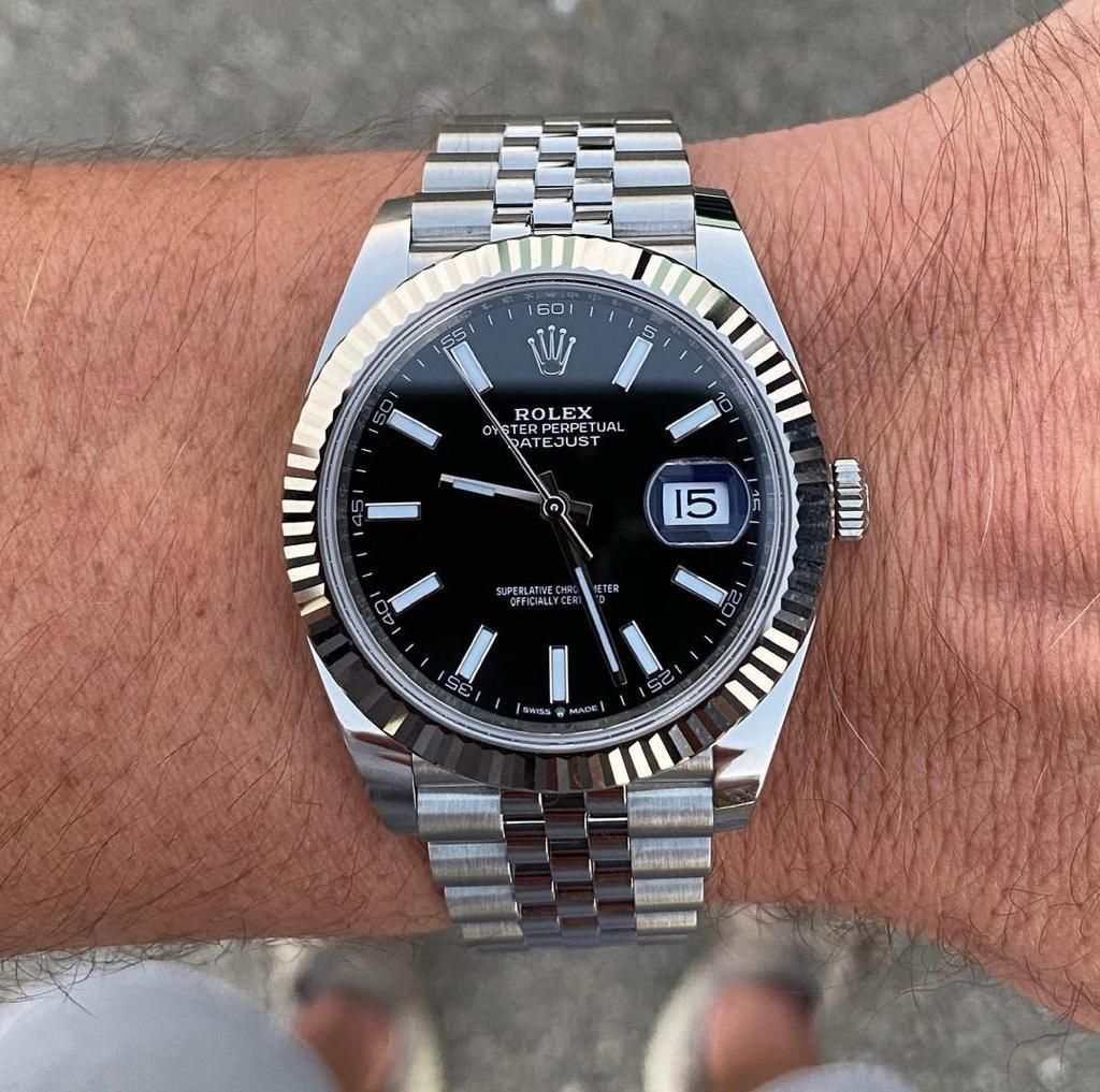 Rolex Datejust Silver/Black