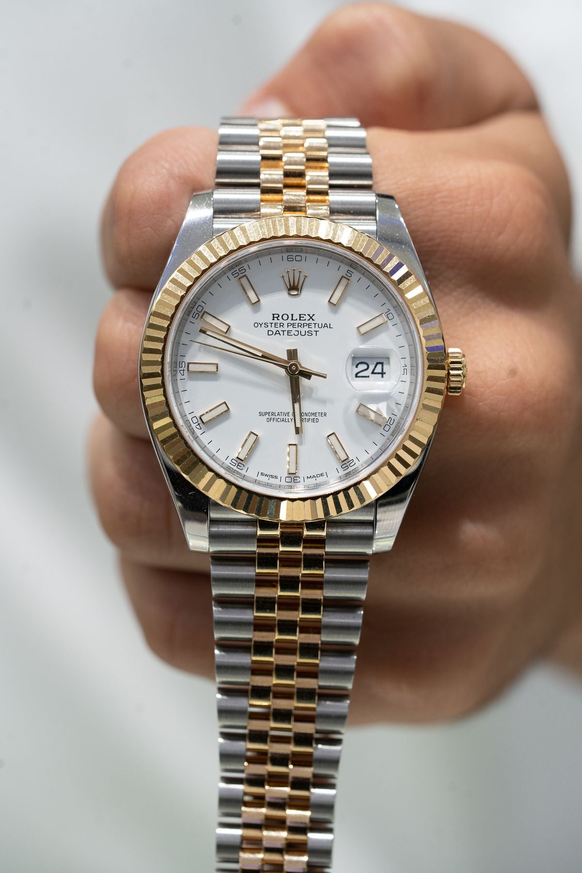 Rolex Datejust Mixed White